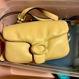 Coach pillow cushion leather Crossbody bag